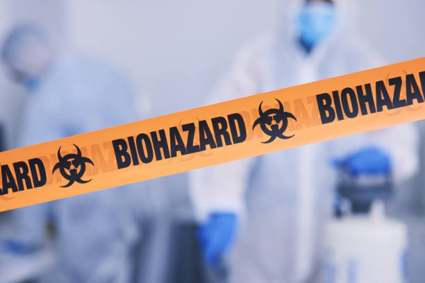 Professional Biohazard Cleanup technician working in Bigelow, MN
